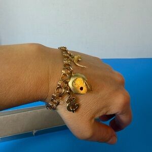 Gold Charm Bracelet